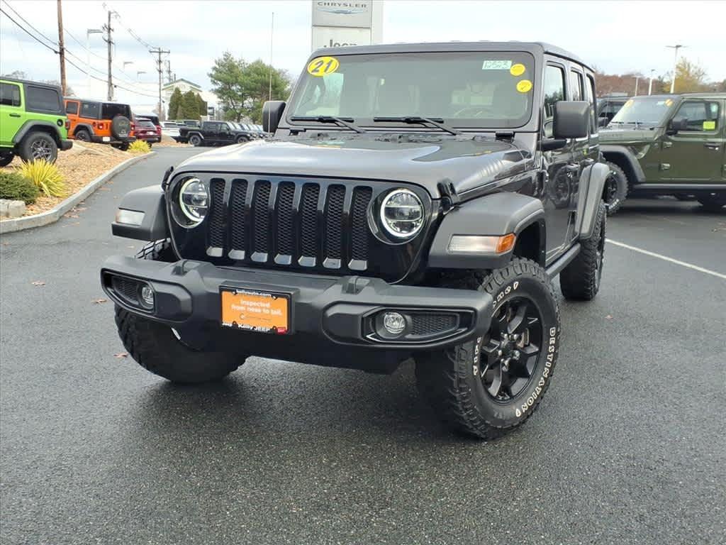 used 2021 Jeep Wrangler Unlimited car, priced at $28,298