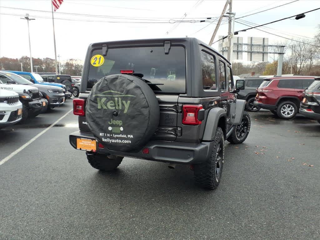 used 2021 Jeep Wrangler Unlimited car, priced at $28,298
