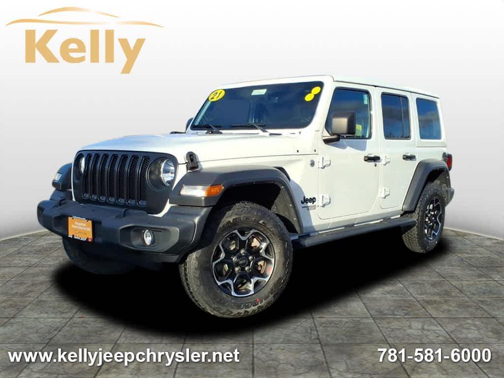used 2021 Jeep Wrangler Unlimited car, priced at $32,551