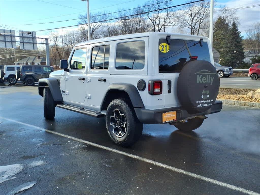 used 2021 Jeep Wrangler Unlimited car, priced at $32,551