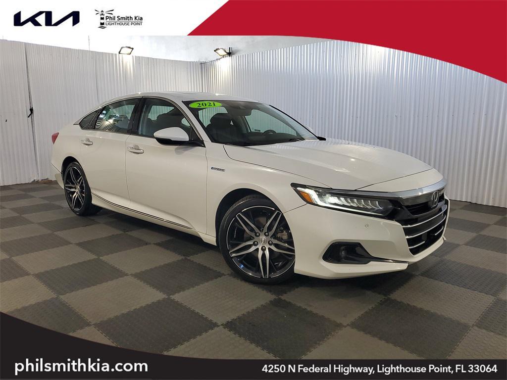used 2021 Honda Accord Hybrid car, priced at $18,949