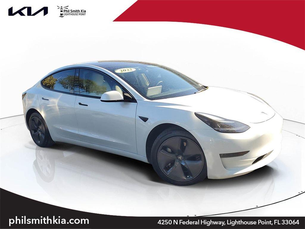 used 2022 Tesla Model 3 car, priced at $24,978