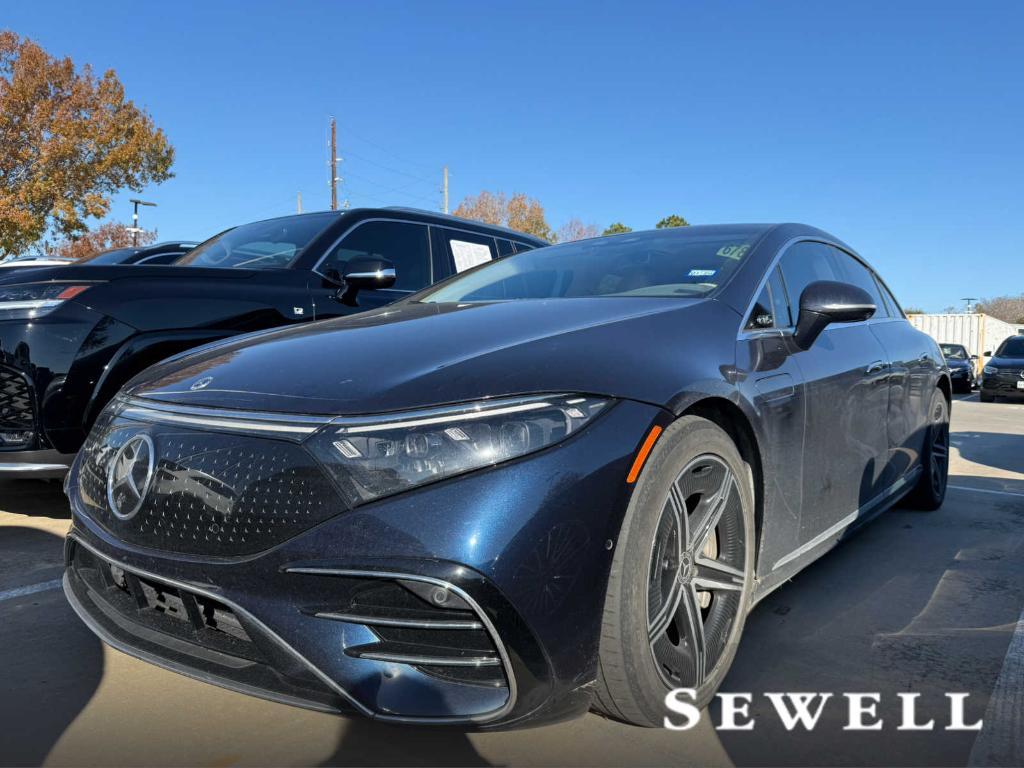 used 2023 Mercedes-Benz EQS 580 car, priced at $49,990