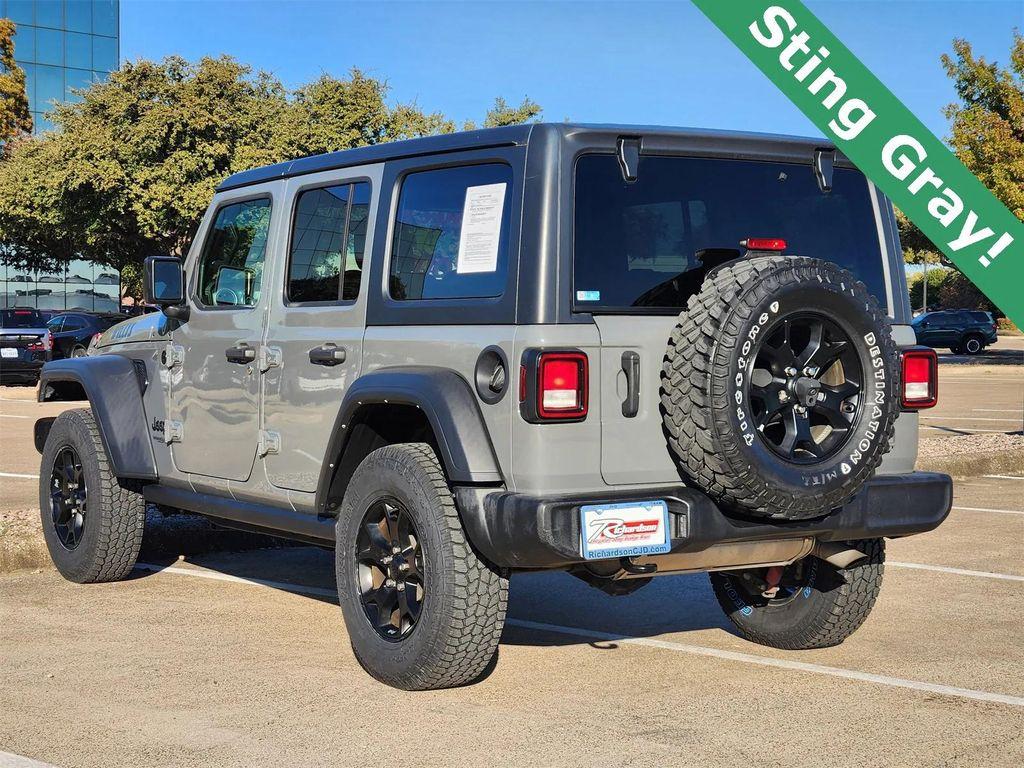 used 2021 Jeep Wrangler Unlimited car, priced at $26,986
