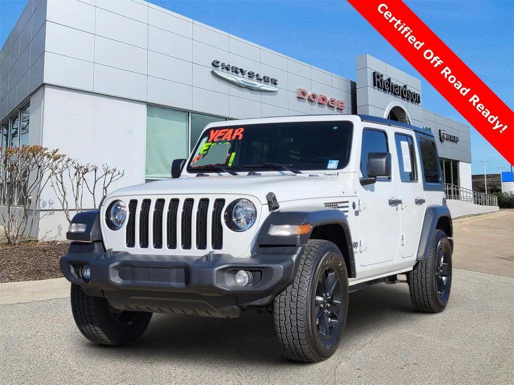 used 2021 Jeep Wrangler Unlimited car, priced at $25,777