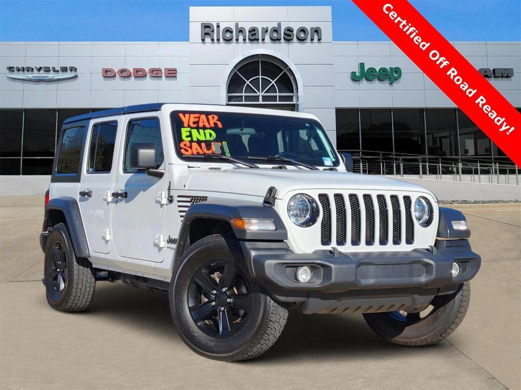 used 2021 Jeep Wrangler Unlimited car, priced at $25,777