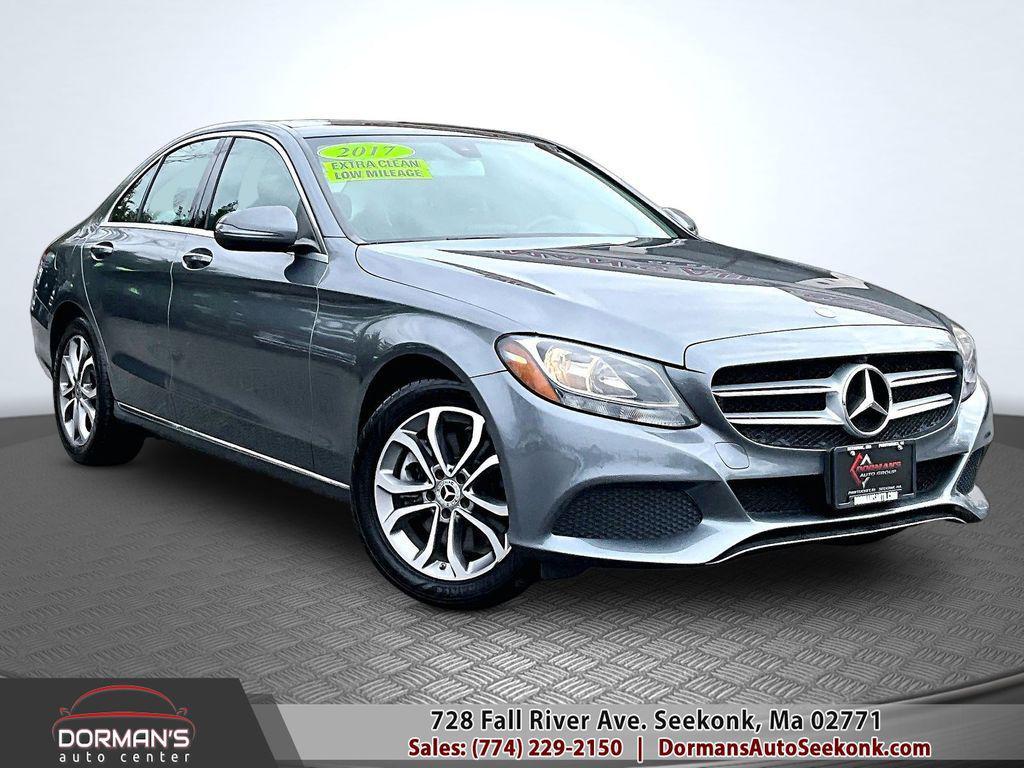 used 2017 Mercedes-Benz C-Class car, priced at $17,995