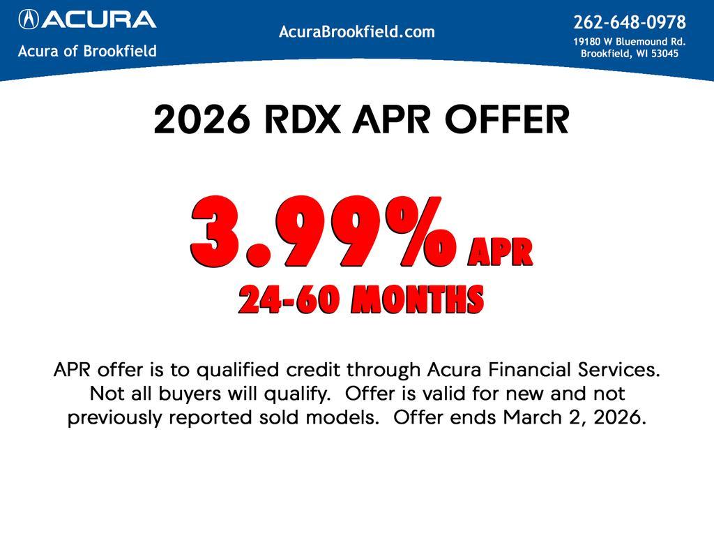 new 2026 Acura RDX car, priced at $49,750