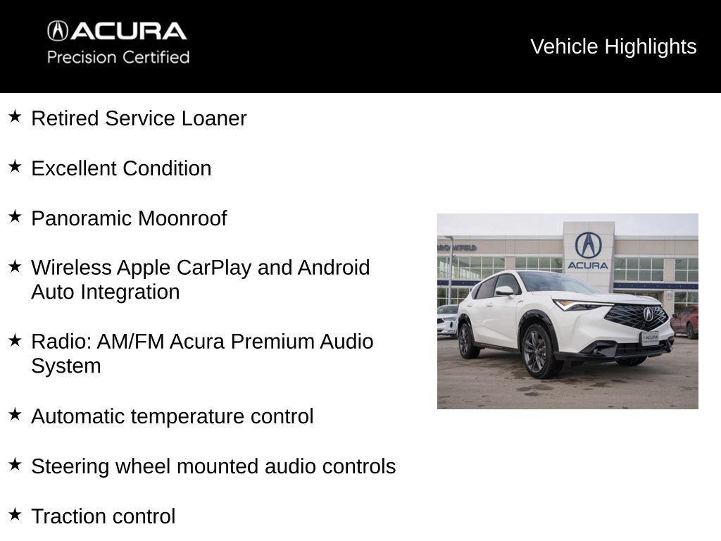 used 2025 Acura ADX car, priced at $33,900