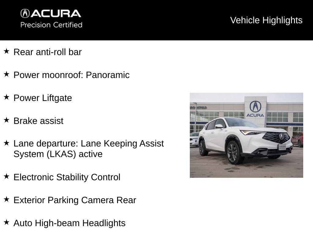 used 2025 Acura ADX car, priced at $33,900