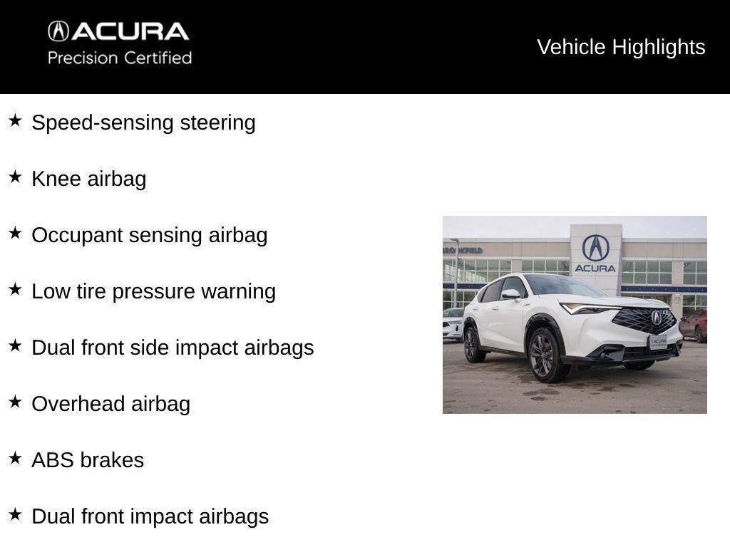 used 2025 Acura ADX car, priced at $33,900