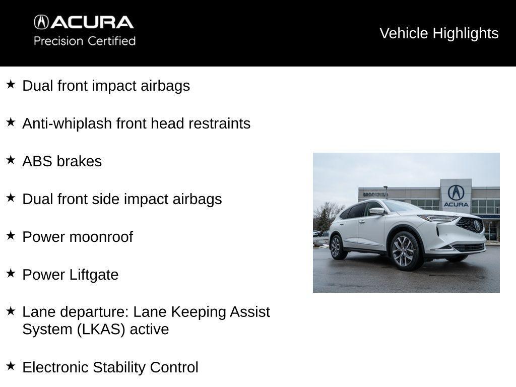 used 2023 Acura MDX car, priced at $41,900