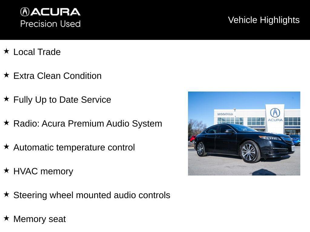used 2016 Acura TLX car, priced at $14,900