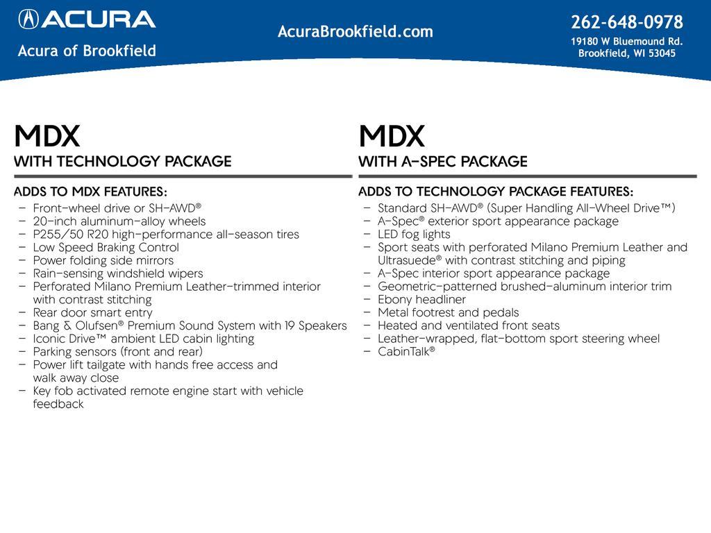 new 2026 Acura MDX car, priced at $64,350