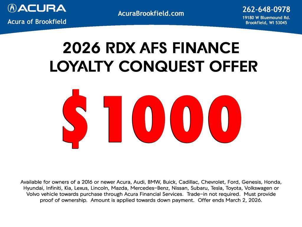 new 2026 Acura RDX car, priced at $56,200