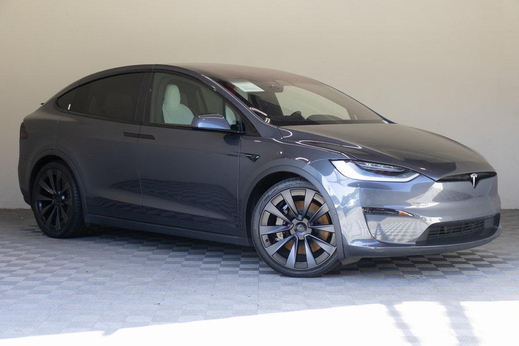 used 2022 Tesla Model X car, priced at $59,995