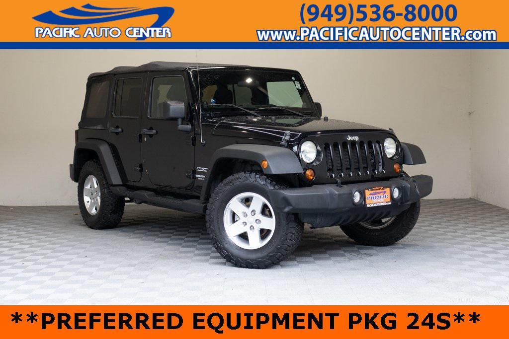 used 2012 Jeep Wrangler Unlimited car, priced at $13,995