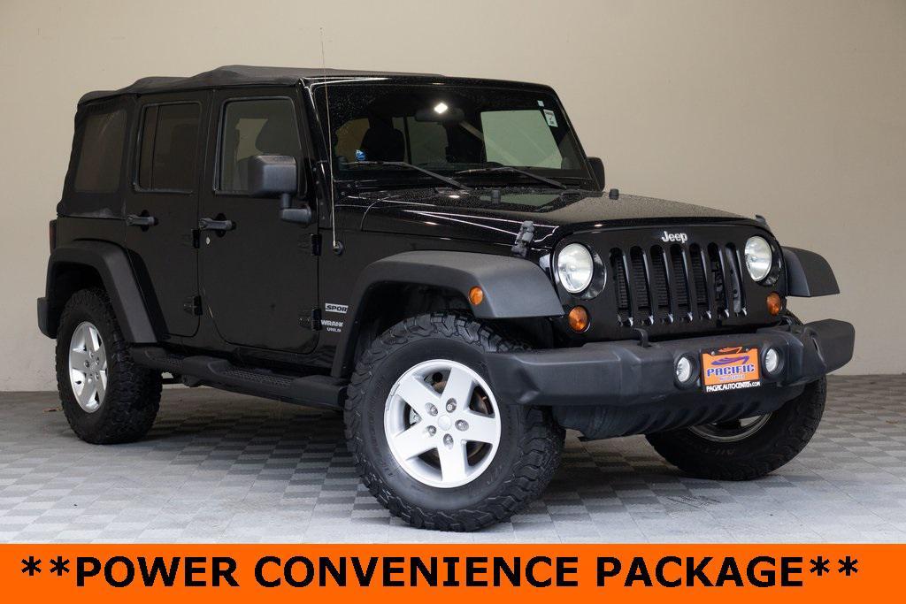 used 2012 Jeep Wrangler Unlimited car, priced at $12,995