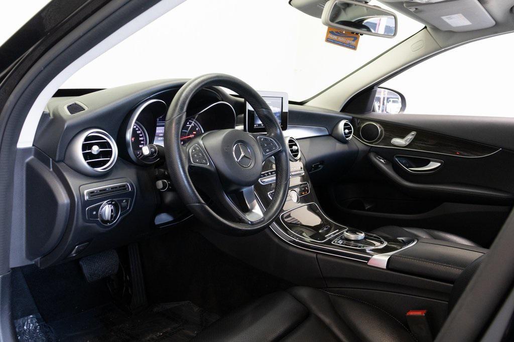 used 2017 Mercedes-Benz C-Class car, priced at $10,995