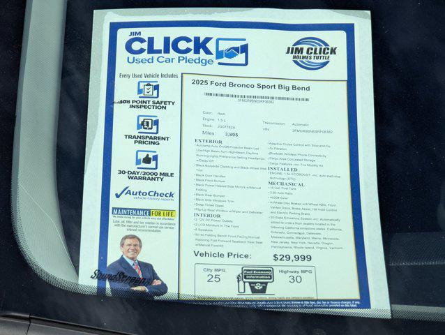 used 2025 Ford Bronco Sport car, priced at $29,699