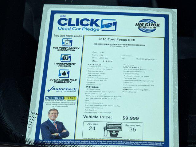 used 2010 Ford Focus car, priced at $9,799