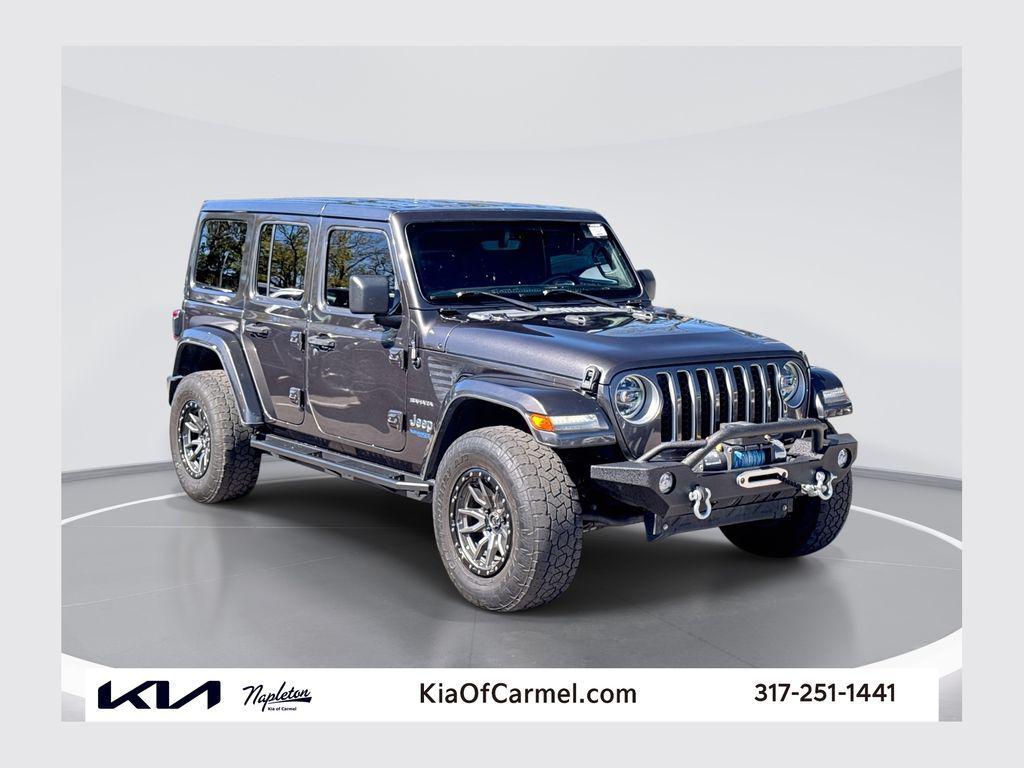 used 2021 Jeep Wrangler Unlimited 4xe car, priced at $27,005