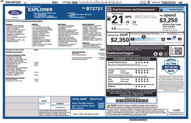 new 2026 Ford Explorer car, priced at $49,248