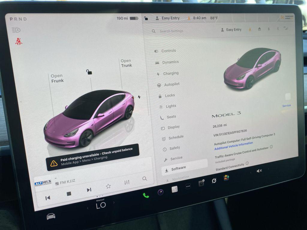 used 2023 Tesla Model 3 car, priced at $29,985