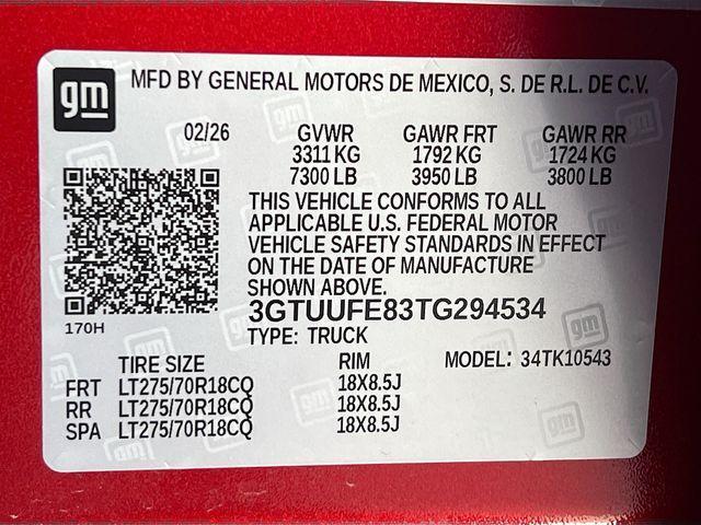 new 2026 GMC Sierra 1500 car, priced at $72,135