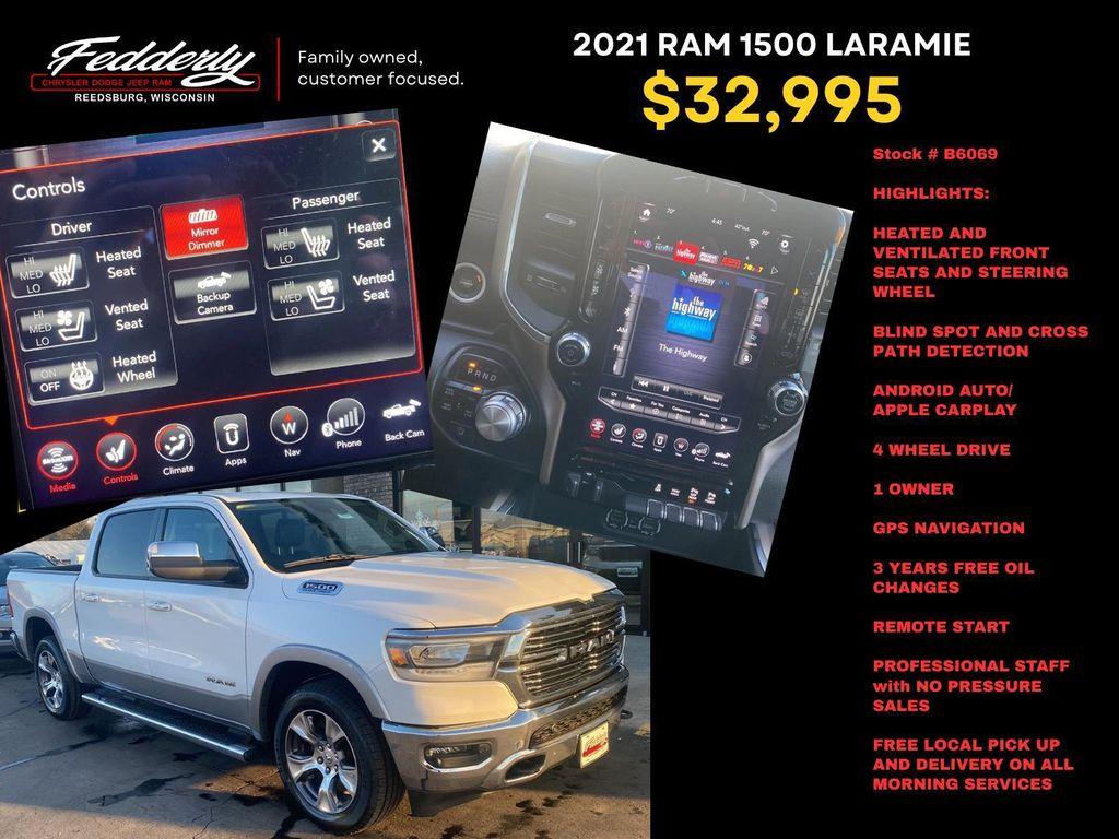 used 2021 Ram 1500 car, priced at $32,995