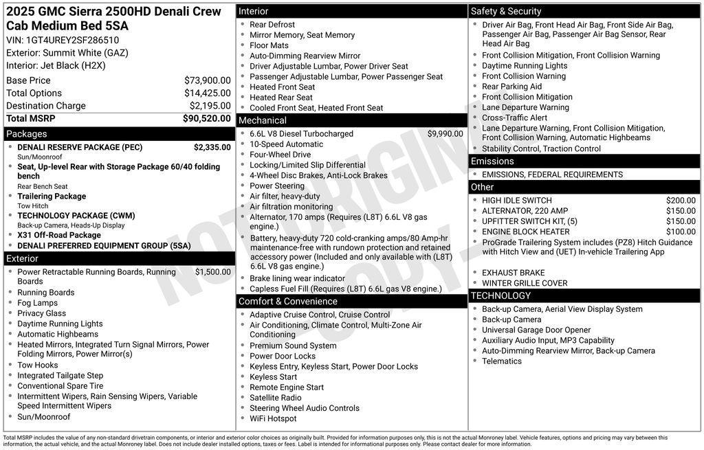 new 2025 GMC Sierra 2500 car