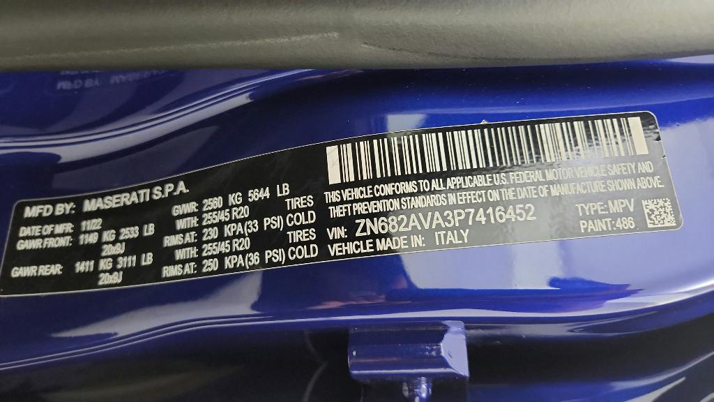 used 2023 Maserati Grecale car, priced at $33,692