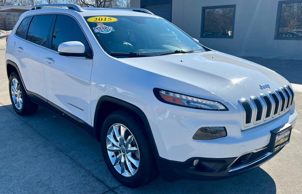 used 2015 Jeep Cherokee car, priced at $11,995