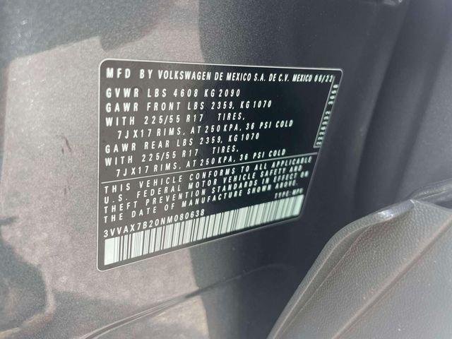 used 2022 Volkswagen Taos car, priced at $19,487