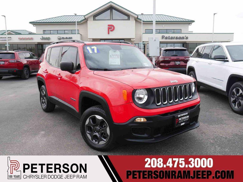 used 2017 Jeep Renegade car, priced at $14,599