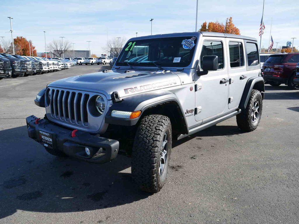 used 2021 Jeep Wrangler Unlimited car, priced at $32,699