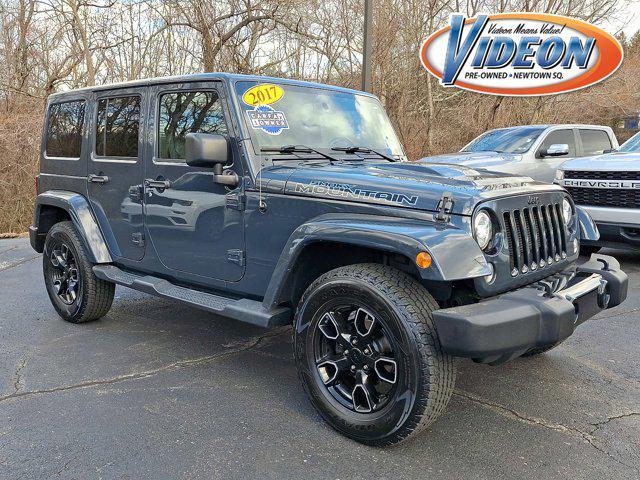 used 2017 Jeep Wrangler Unlimited car, priced at $19,887