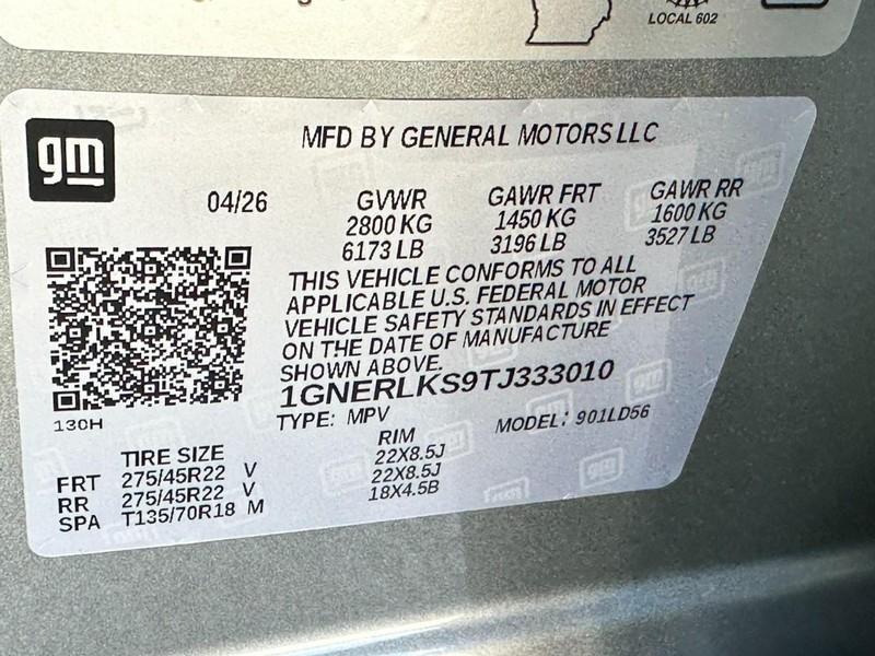new 2026 Chevrolet Traverse car, priced at $53,448