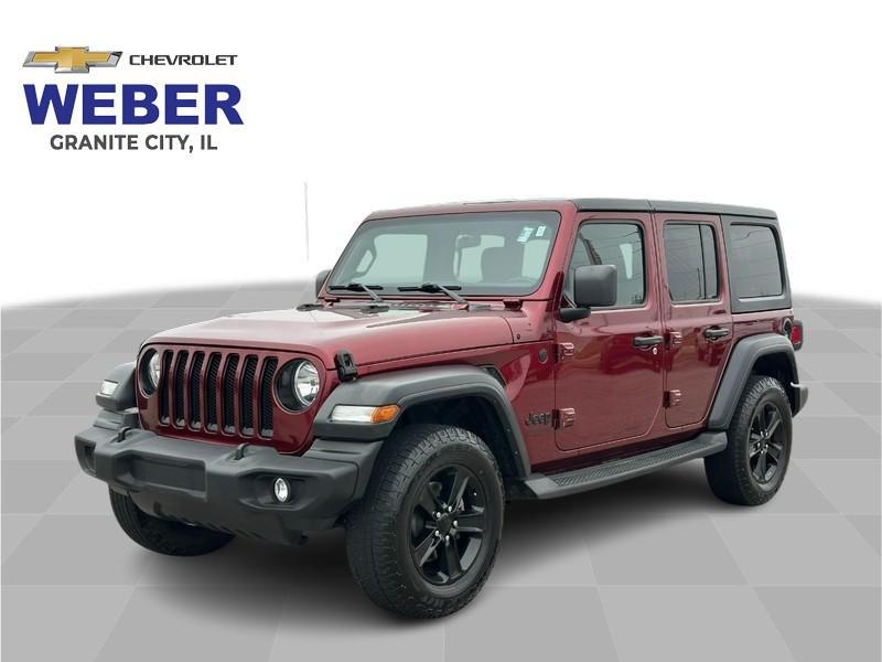 used 2021 Jeep Wrangler Unlimited car, priced at $28,000