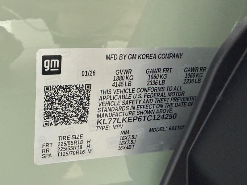 new 2026 Chevrolet Trax car, priced at $24,960