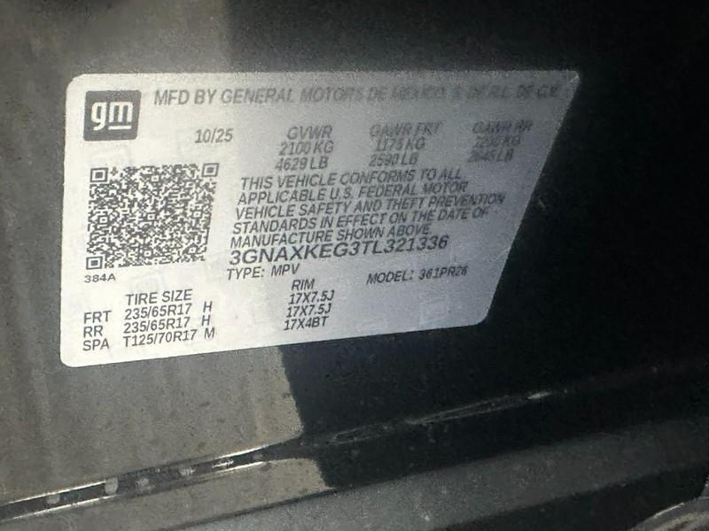 new 2026 Chevrolet Equinox car, priced at $34,610