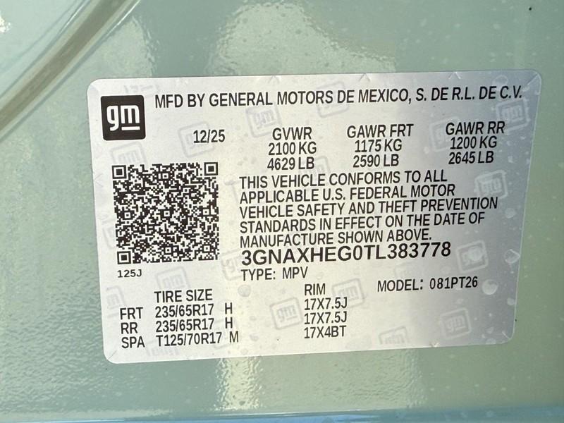 new 2026 Chevrolet Equinox car, priced at $27,620