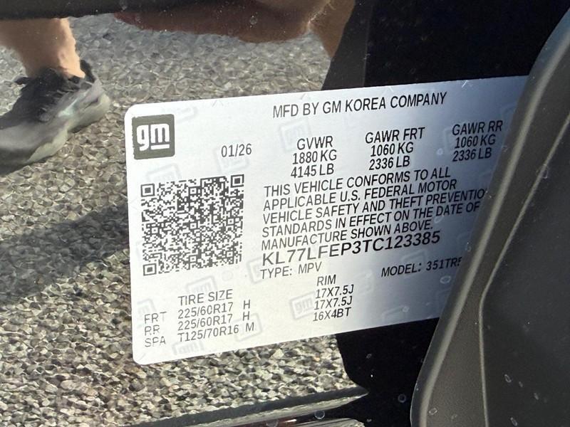 new 2026 Chevrolet Trax car, priced at $23,505