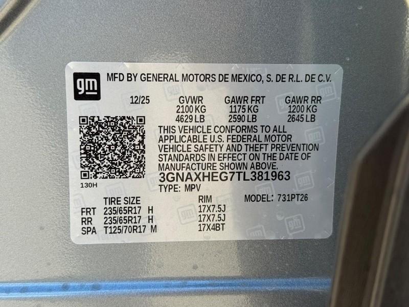 new 2026 Chevrolet Equinox car, priced at $27,620