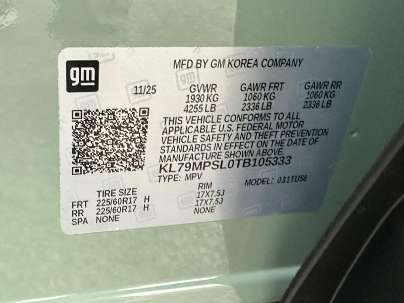 new 2026 Chevrolet TrailBlazer car, priced at $27,935