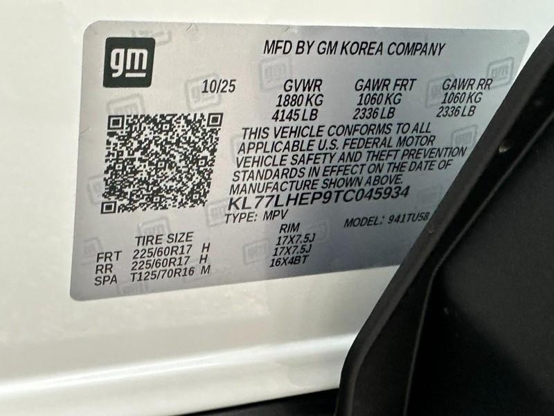 new 2026 Chevrolet Trax car, priced at $25,400