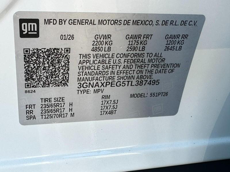 new 2026 Chevrolet Equinox car, priced at $32,490