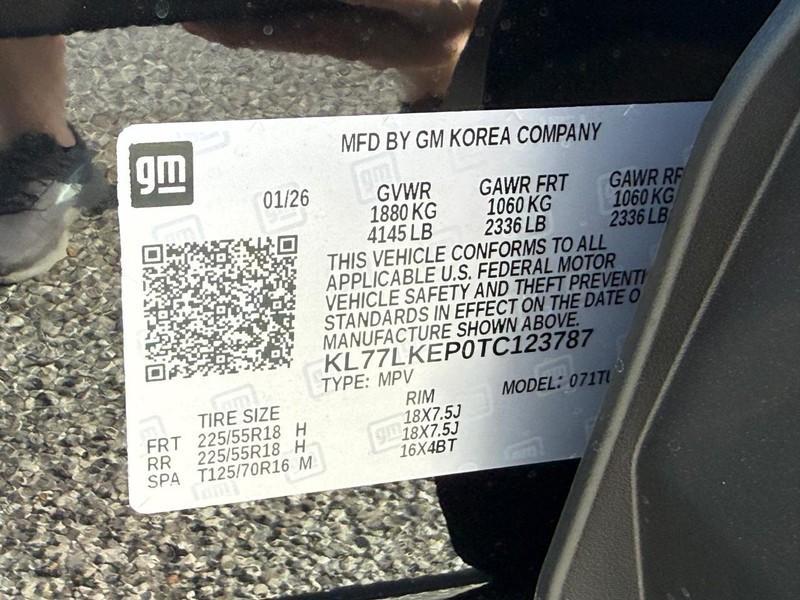 new 2026 Chevrolet Trax car, priced at $24,960