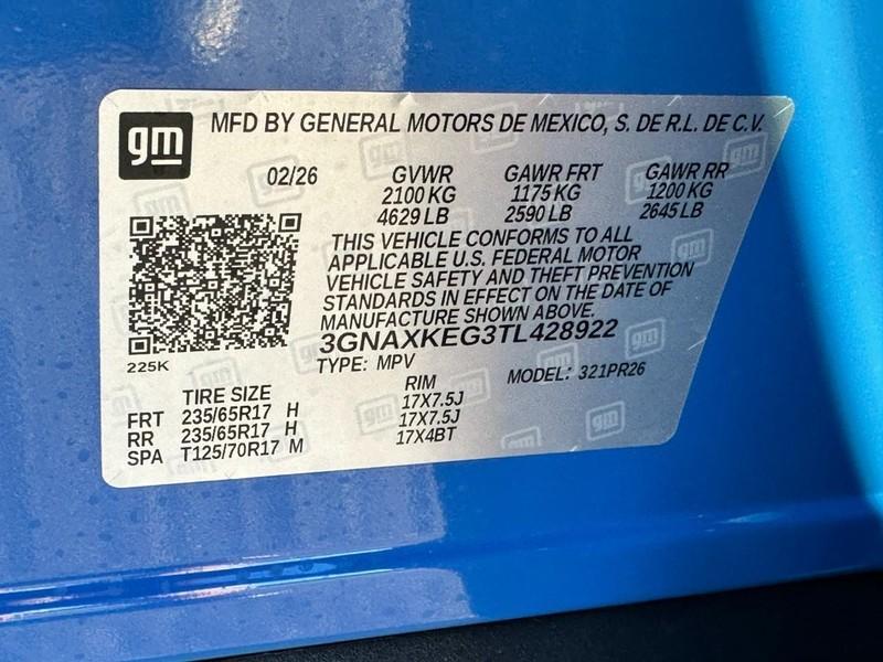 new 2026 Chevrolet Equinox car, priced at $32,420