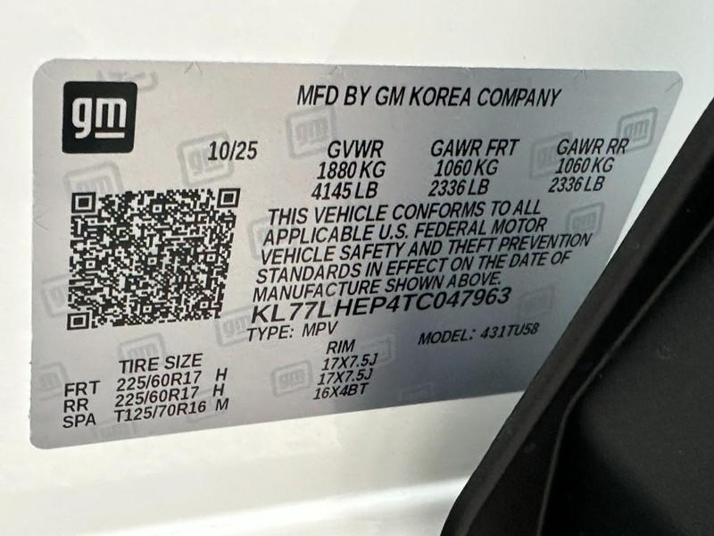 new 2026 Chevrolet Trax car, priced at $23,485